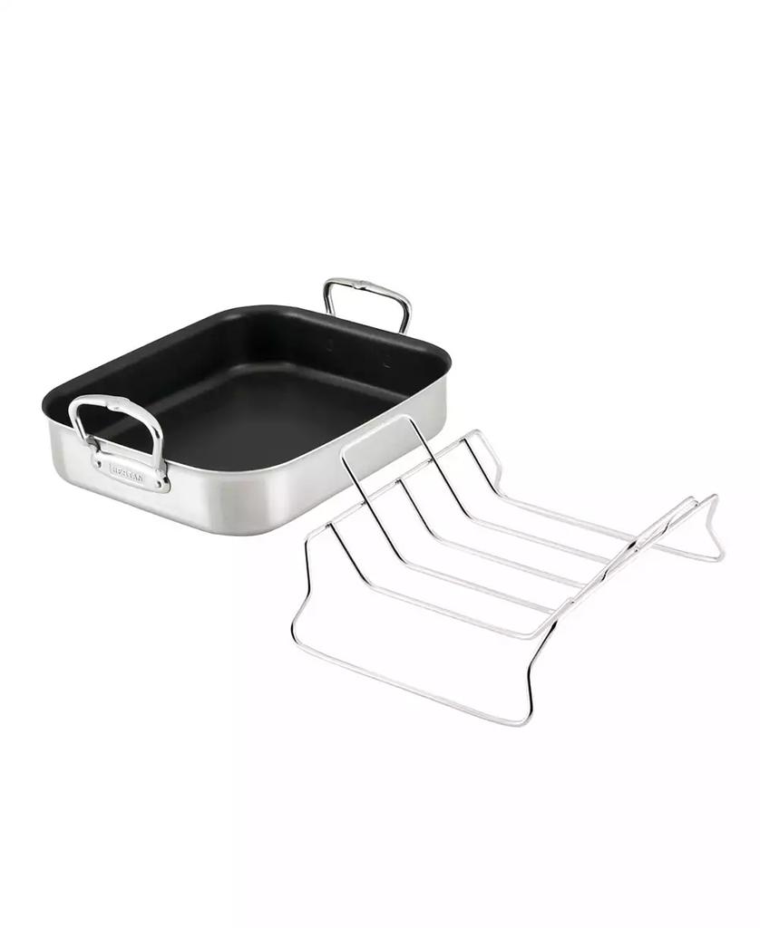 Hestan Provisions Classic Clad Nonstick Small Roaster with Rack