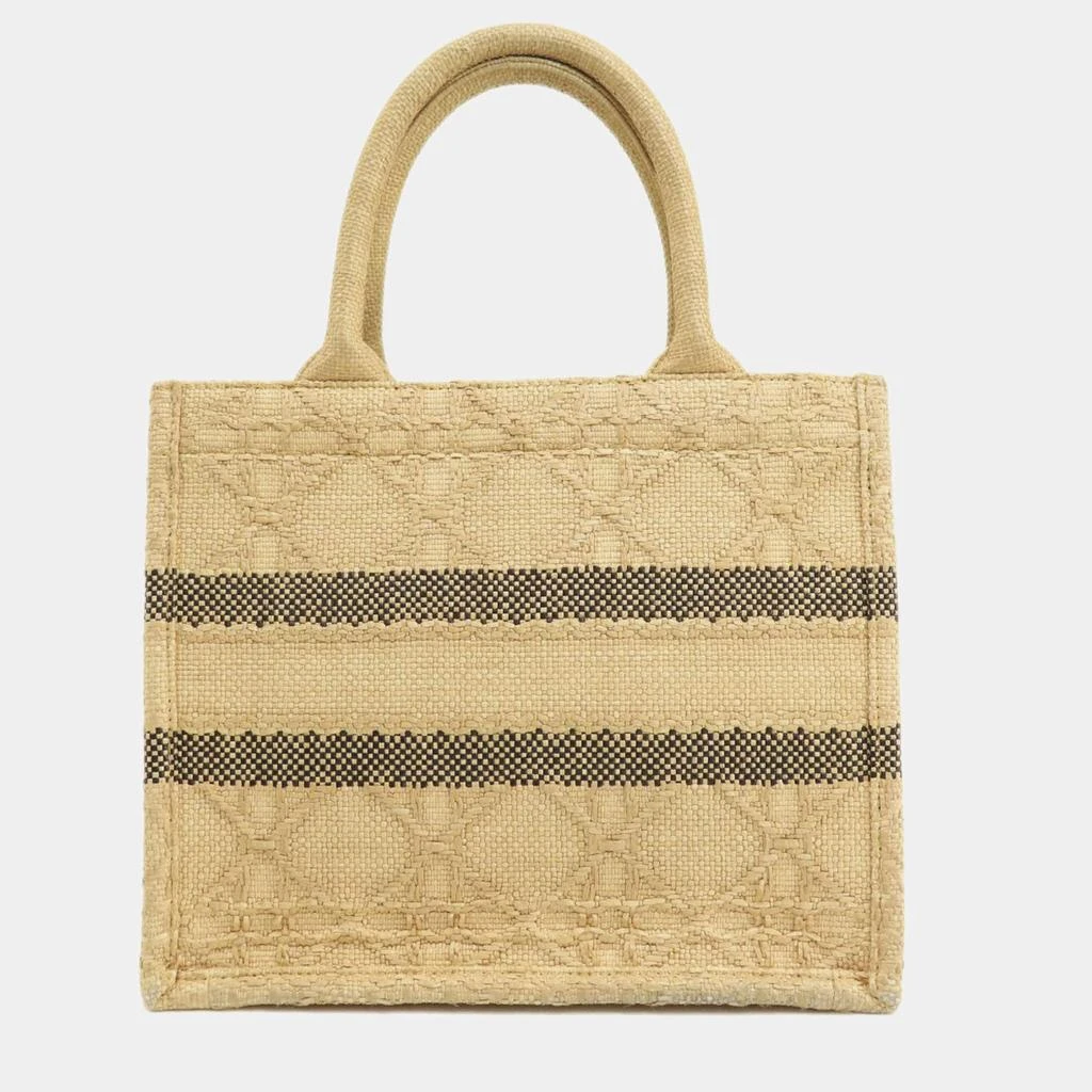 Dior Dior Beige Raffia Small Book Tote Tote Bag 2