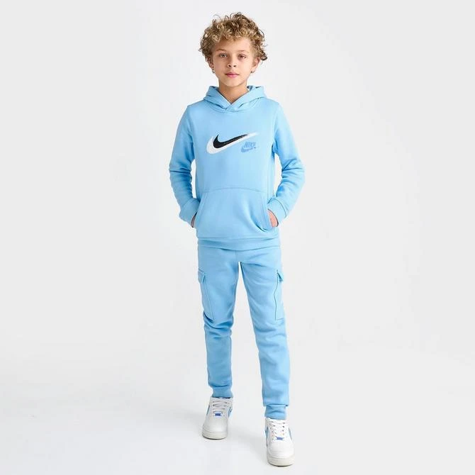 NIKE Boys' Nike Sportswear Fleece Graphic Pullover Hoodie 2