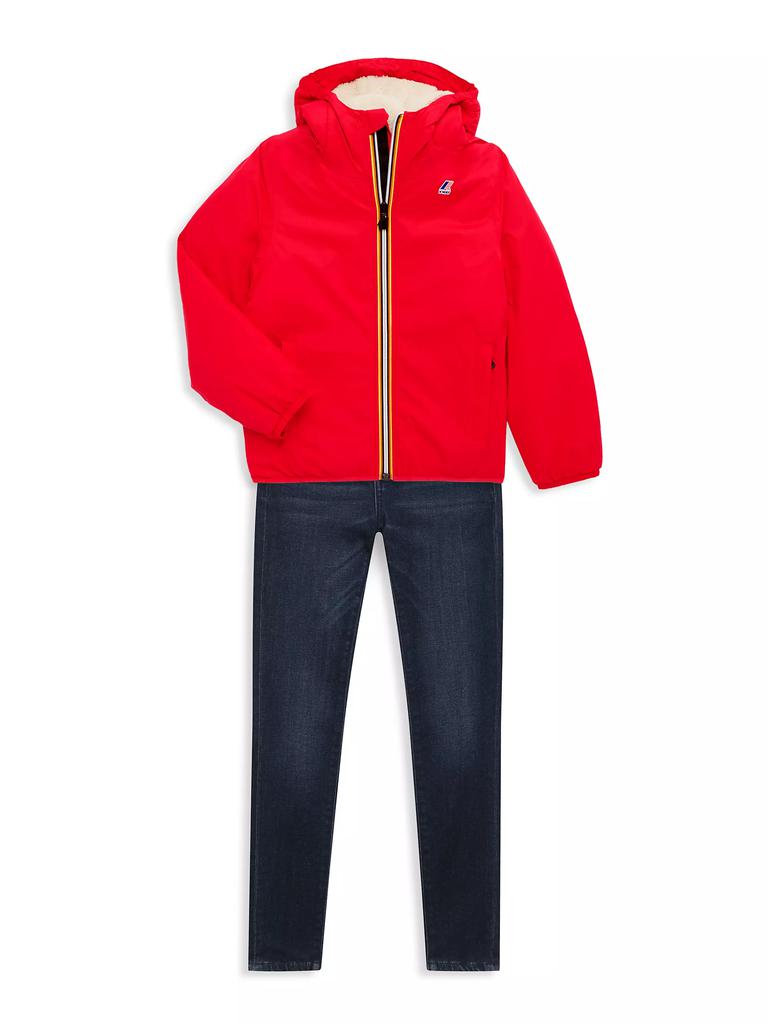 K-Way Little Kid's & Kid's Le Vrai 3.0 Claude Hooded Jacket