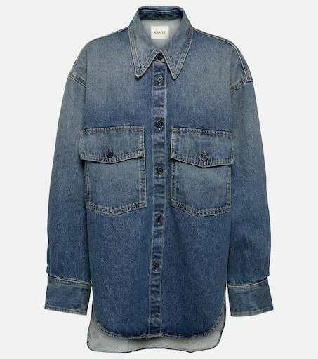 Khaite Mahmet denim shirt 1