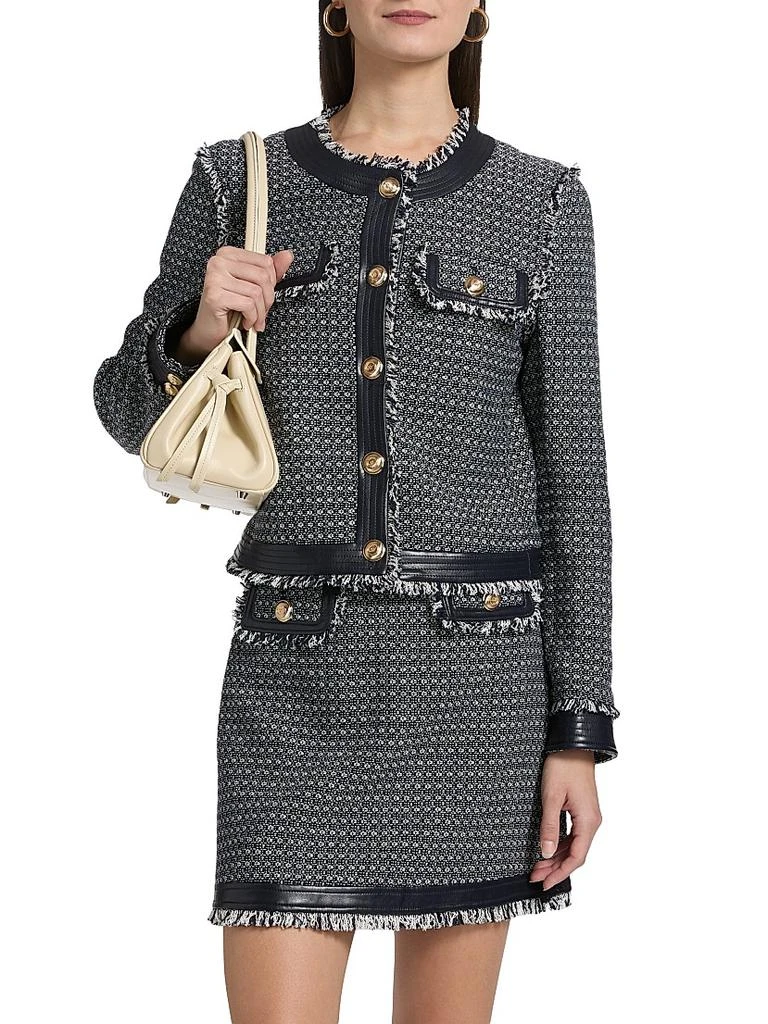 Cinq à Sept Deva Birdseye Tweed Jacket 3