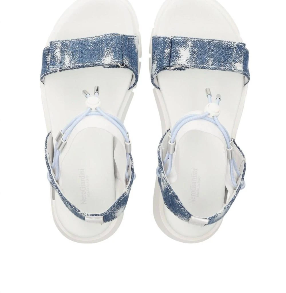 NeroGiardini Nerogiardini - Women's T Strap Jean Sandal 5