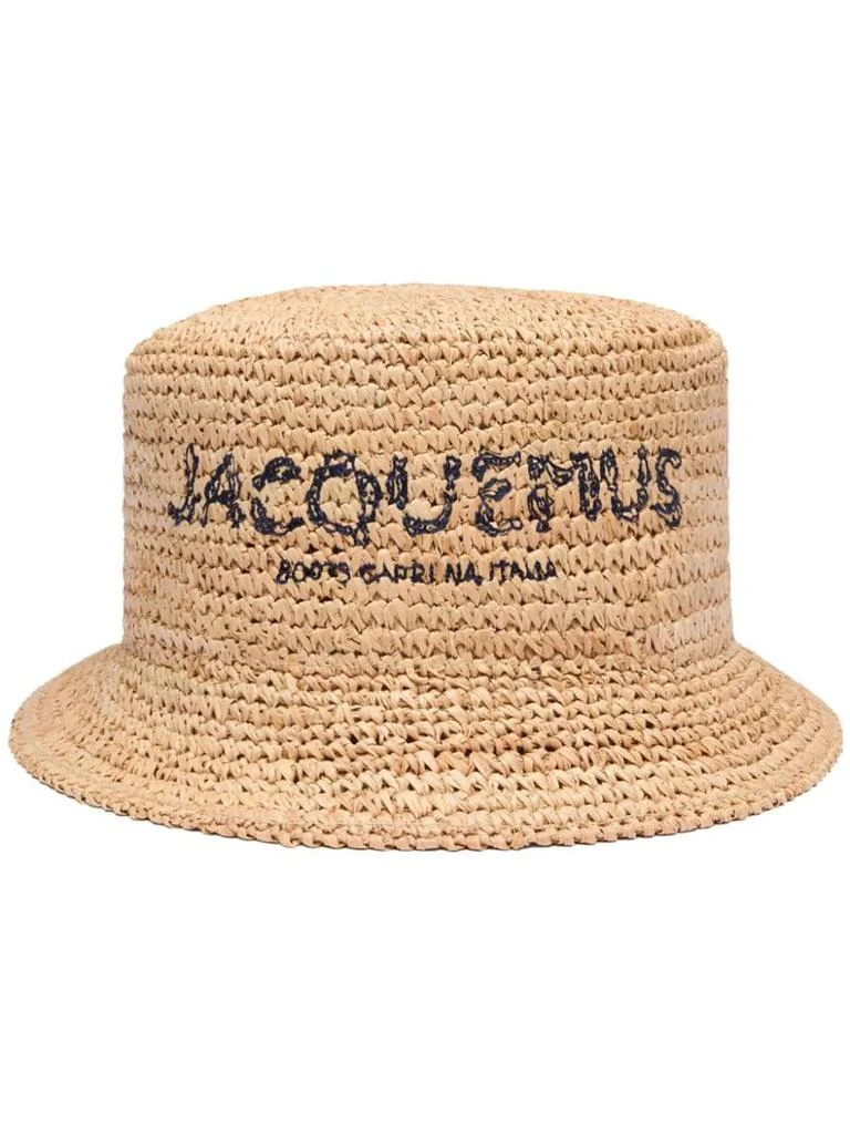 Jacquemus Jacquemus Le Bob Peach Bucket Hat 1