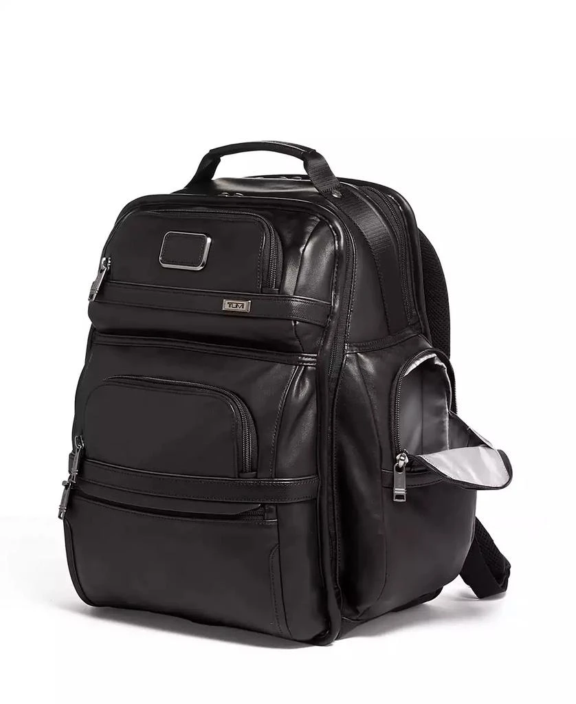 Tumi Alpha 3 Leather Brief Backack 3
