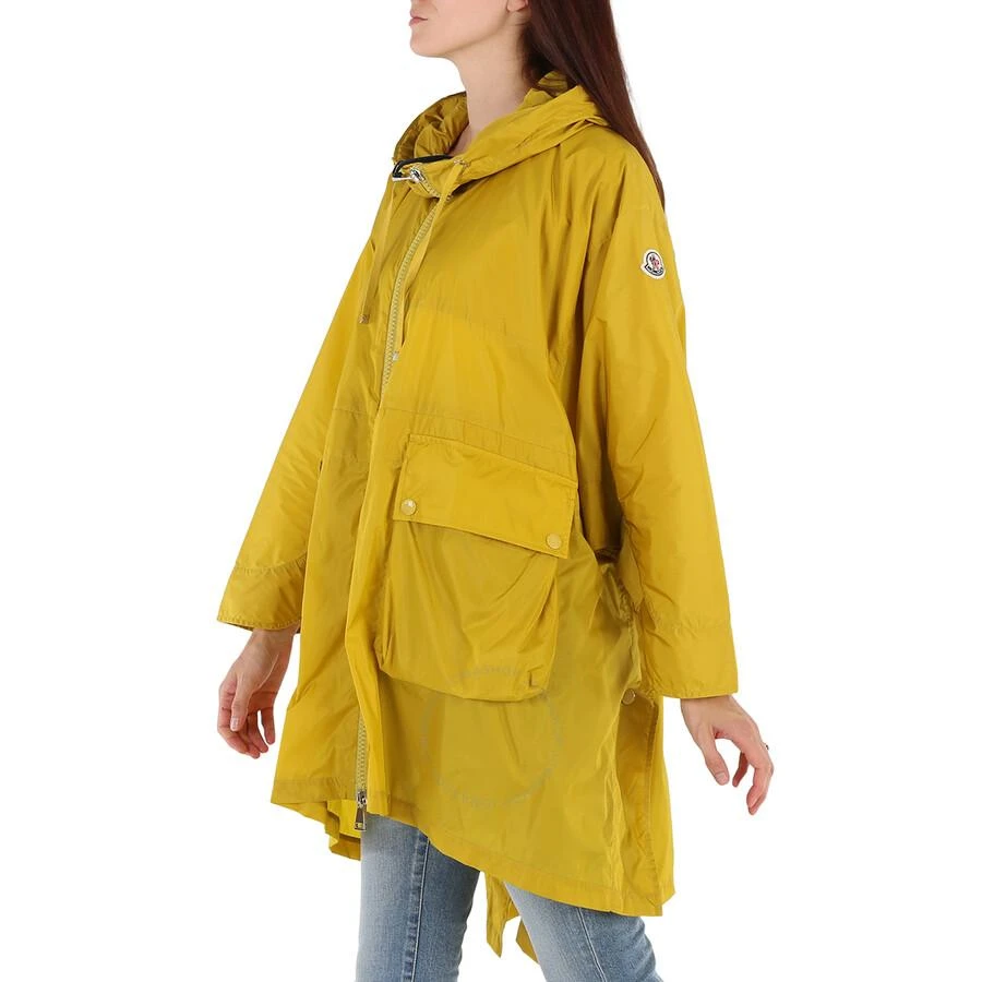 Moncler Ladies Dark Yellow High-low Rain Coat 3