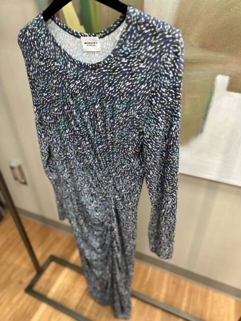 Isabel Marant Jelina Dress In Blue 4