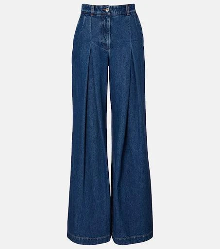 Dolce 
Gabbana Pleated wide-leg jeans 1