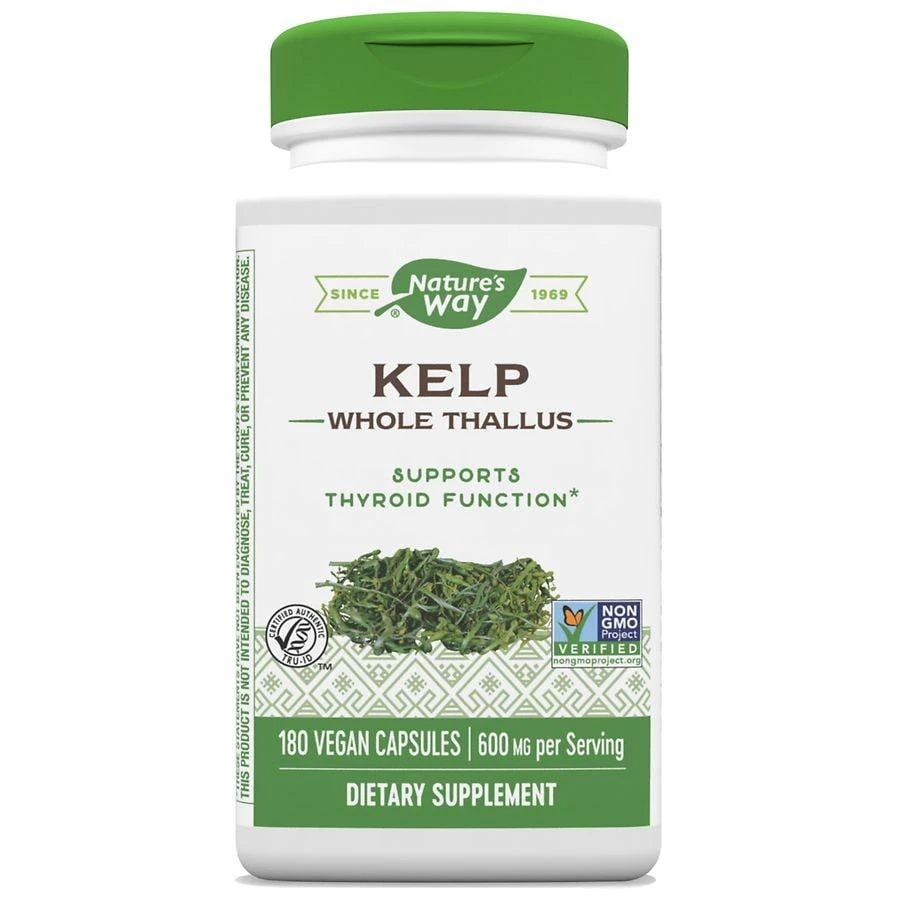 Nature's Way Kelp Vegetarian Capsules 1