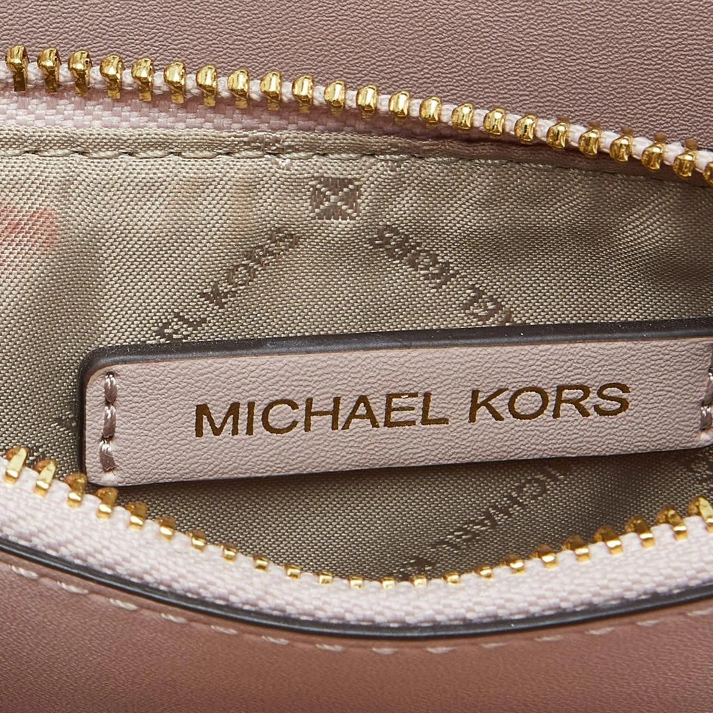 Michael Kors Michael Kors Light Pink Leather and Suede Mercer Tote 10