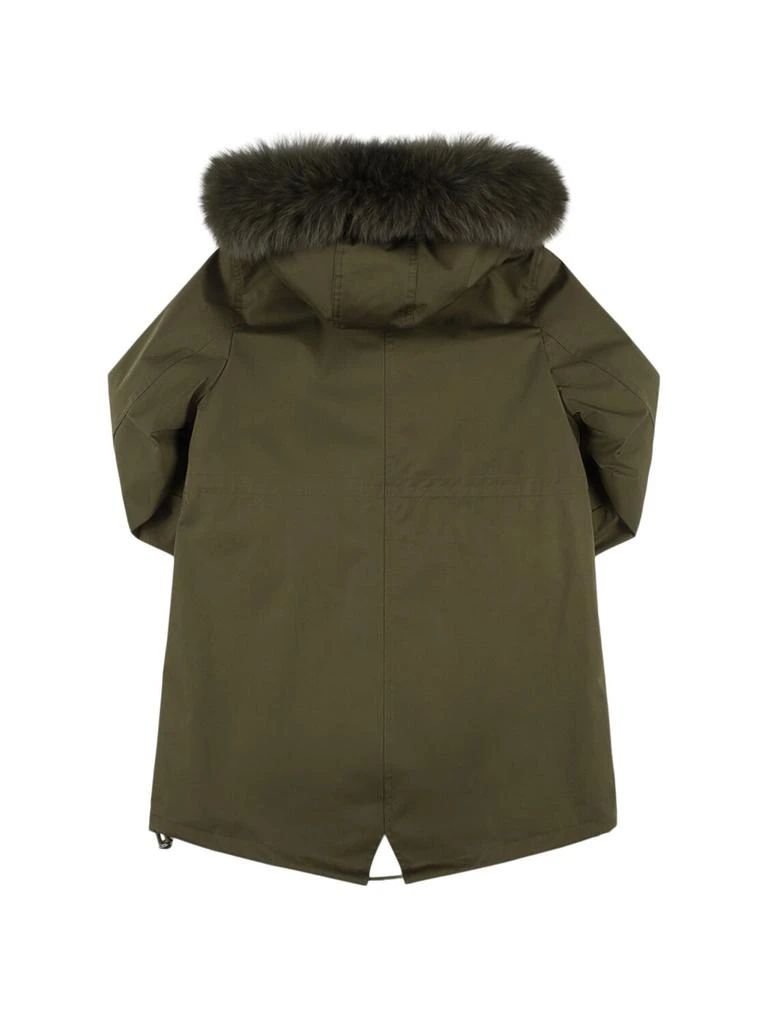 Yves Salomon Hooded Cotton Blend Parka 3