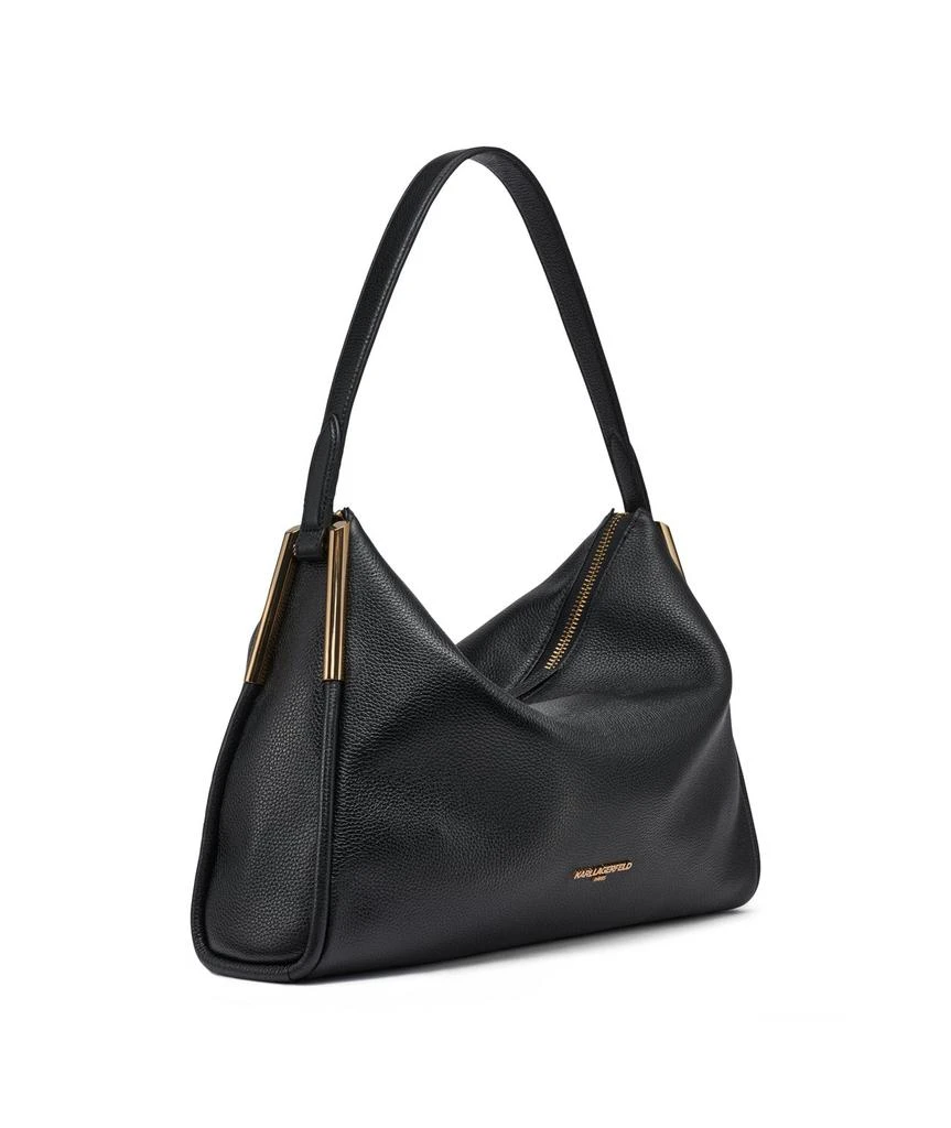 Karl Lagerfeld Paris VALERIE LEATHER SHOULDER BAG 2