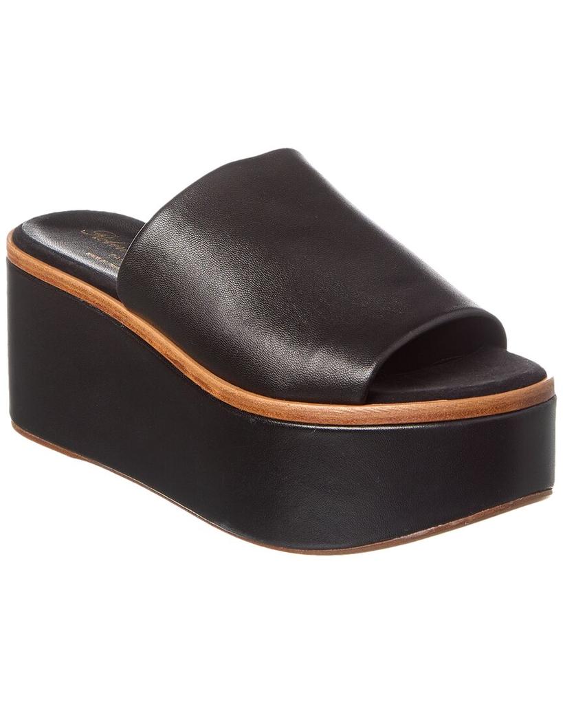 Clergerie Frele Leather Platform Sandal