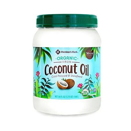 Member's Mark Member's Mark Organic Virgin Coconut Oil, 56oz. 1