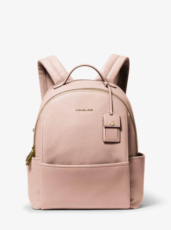 Michael Kors Sable Medium Pebbled Leather Backpack