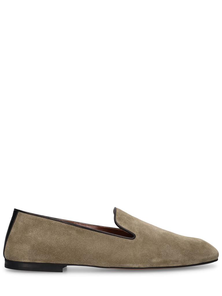 WALES BONNER Suede Loafers