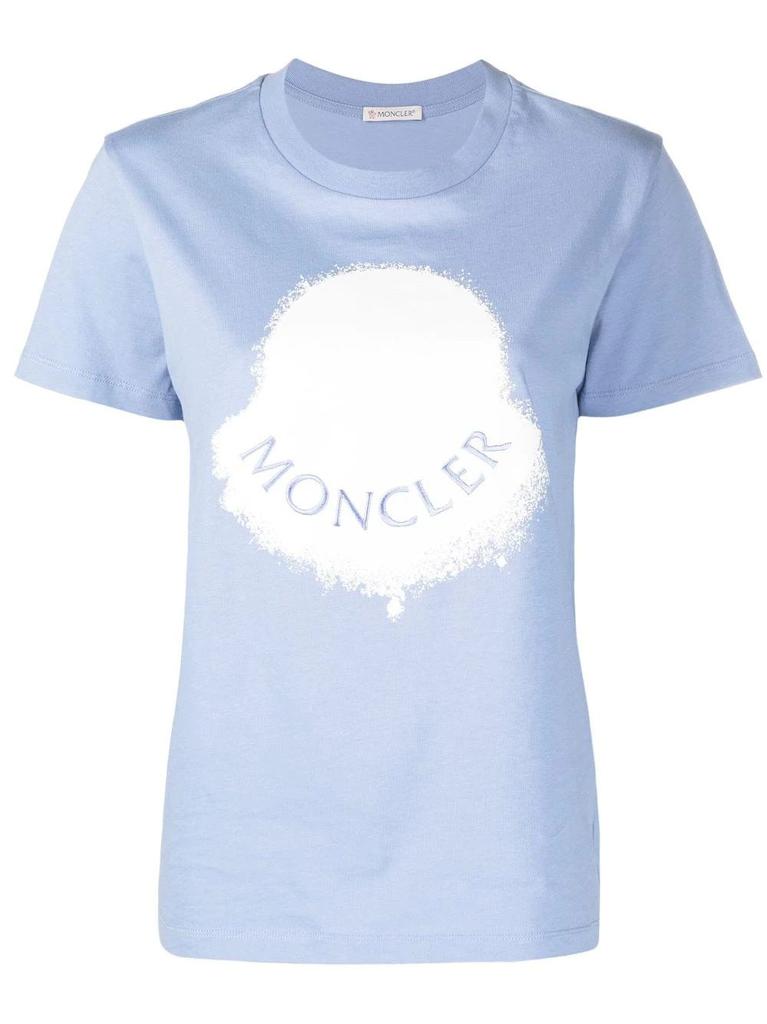 NA Embroidered logo light blue T-shirt