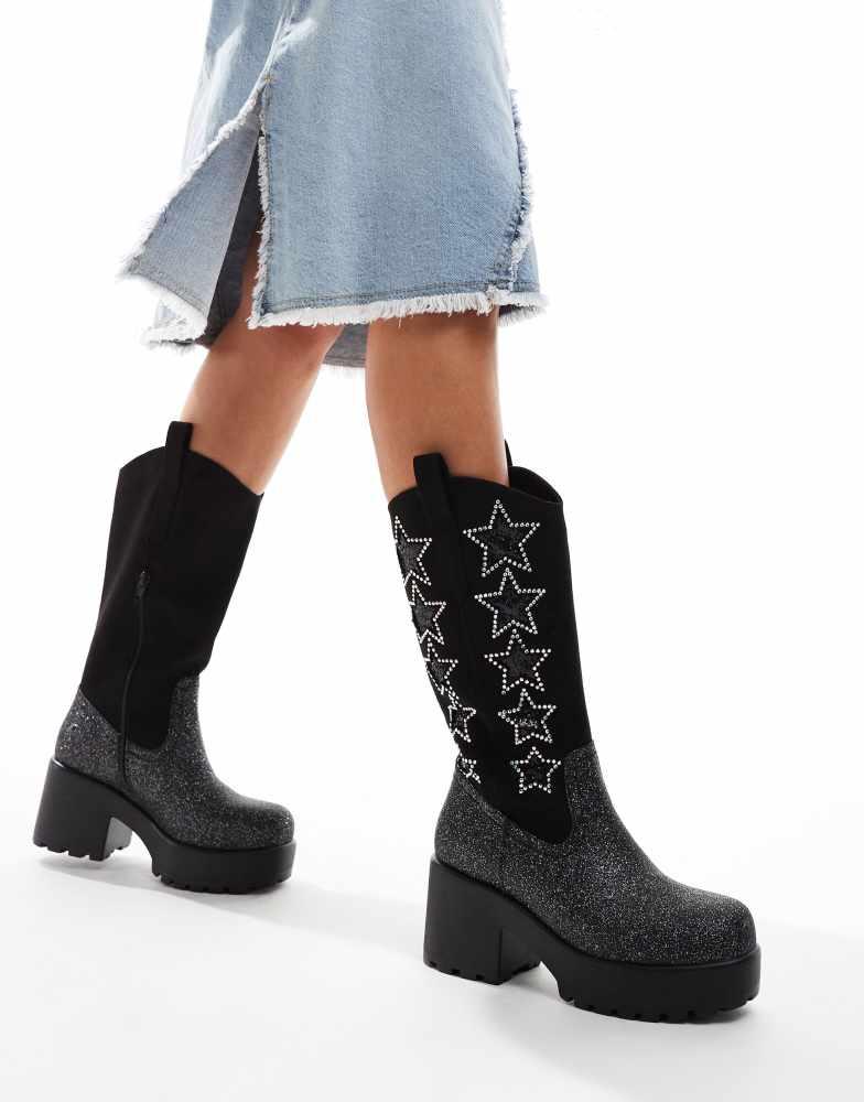 Koi Footwear Koi Pastel Supernova Chunky Western Boots