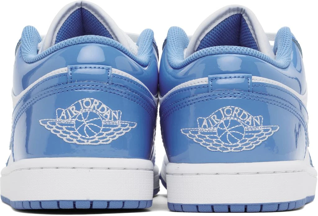 Jordan White & Blue Air Jordan 1 Low SE Sneakers 2