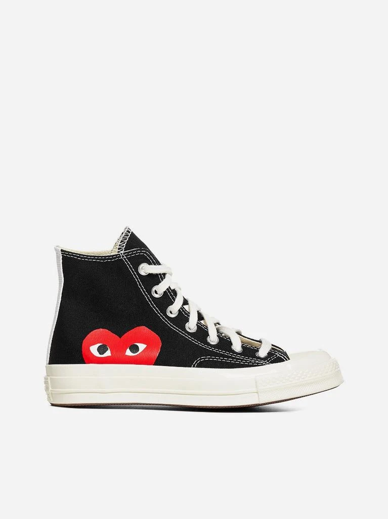 COMME DES GARCONS PLAY Chuck Taylor canvas high-top sneakers 1