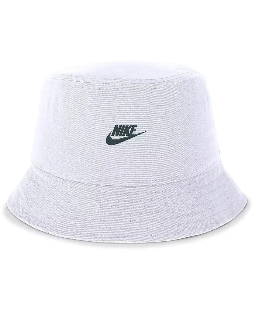 NIKE Men's White Michigan State Spartans Legacy Apex Bucket Hat 2