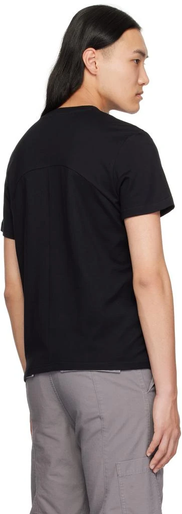 Hyein Seo Black Serger Stitch T-shirt 3