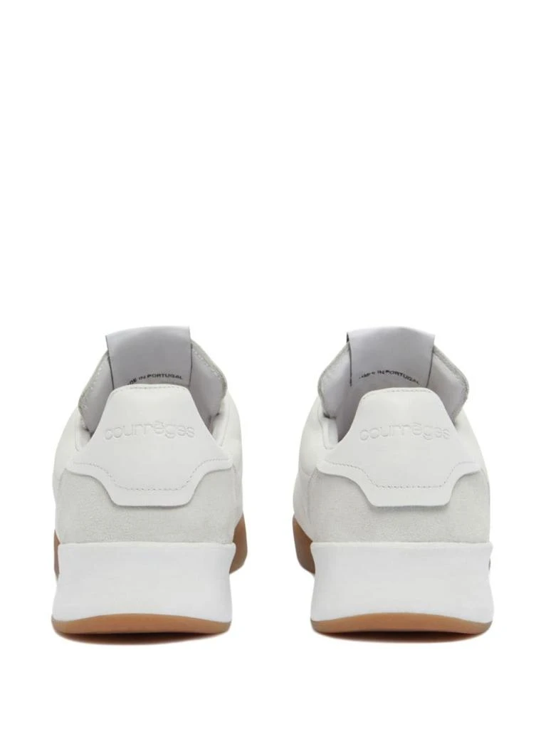 Courrèges Calf Leather Low-Top Sneakers 4