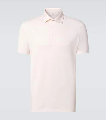 Brunello Cucinelli Cotton and linen polo shirt 1