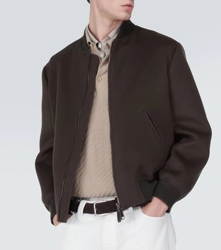 Brioni Wool and cashmere bomber jacket 5