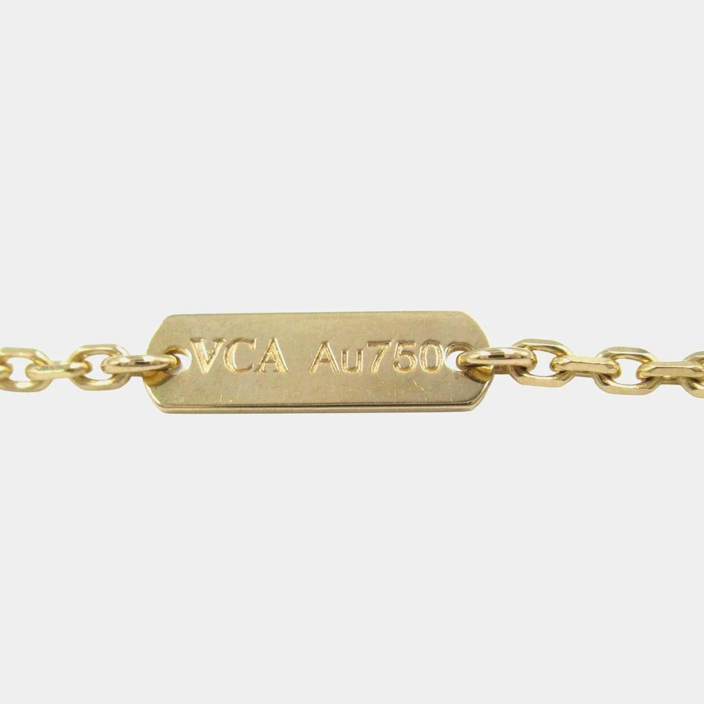 Van Cleef & Arpels Van Cleef & Arpels 18K Yellow Gold and Onyx Vintage Alhambra Pendant Necklace 3