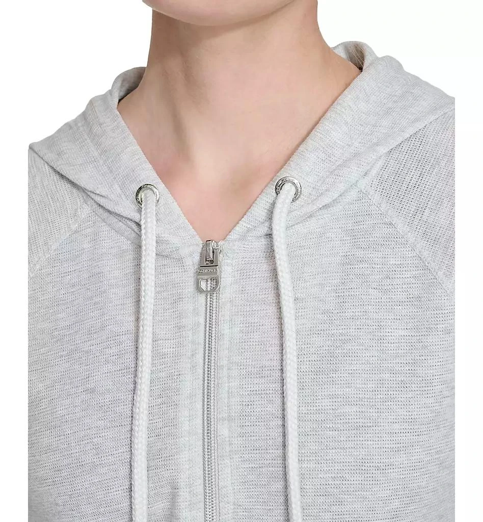 Calvin Klein Ruched-Sleeve Zip Hoodie, XS- 10