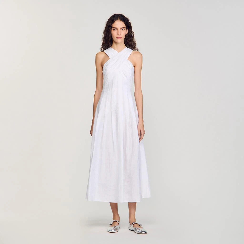 Sandro Wrap maxi dress 1