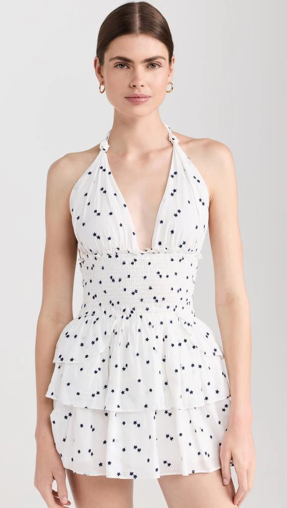 LOVESHACKFANCY Deanna Halter Dress 1