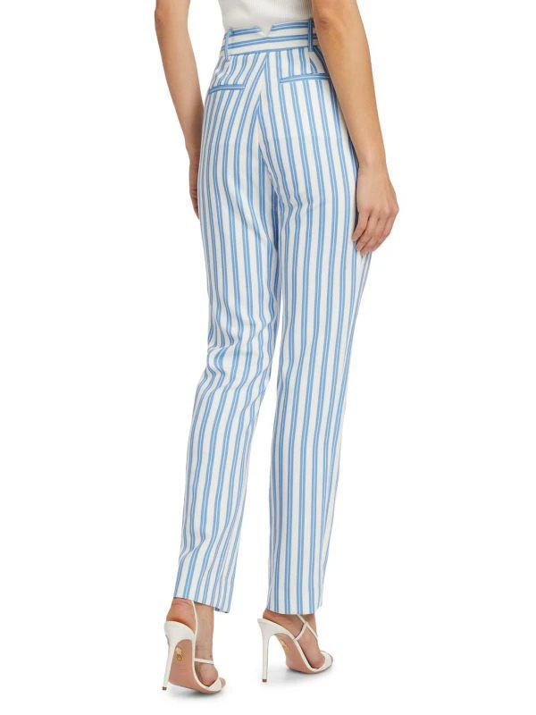 Toccin Eden Striped Cigarette Pants 2