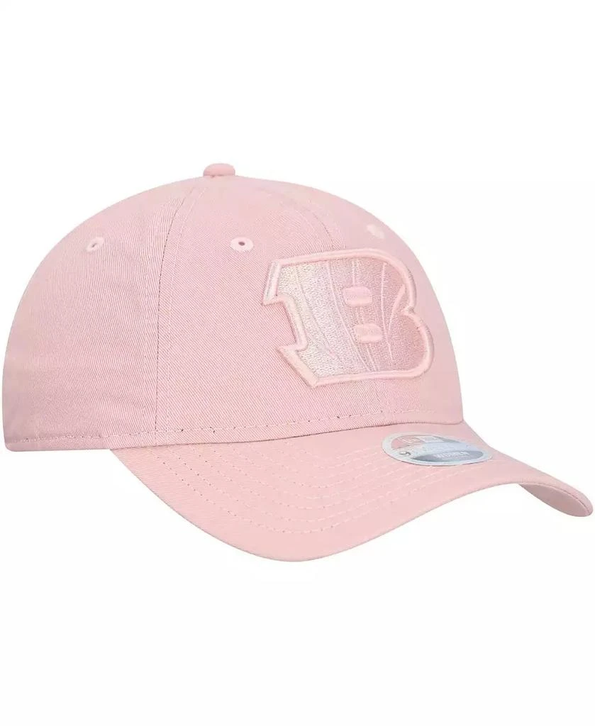 New Era Women's Light Pink Cincinnati Bengals Main 9TWENTY Adjustable Hat 3
