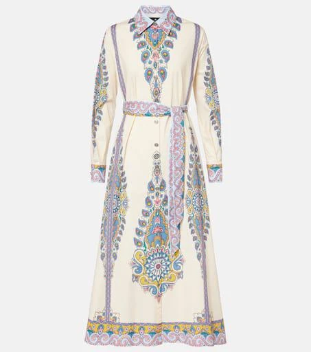 ETRO Printed cotton-blend shirt dress 1