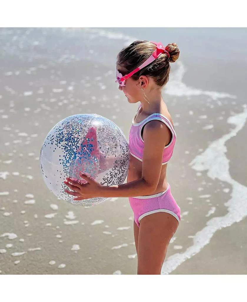 Sunnylife Mini Swim Goggles: Melody the Mermaid - Neon Strawberry 8