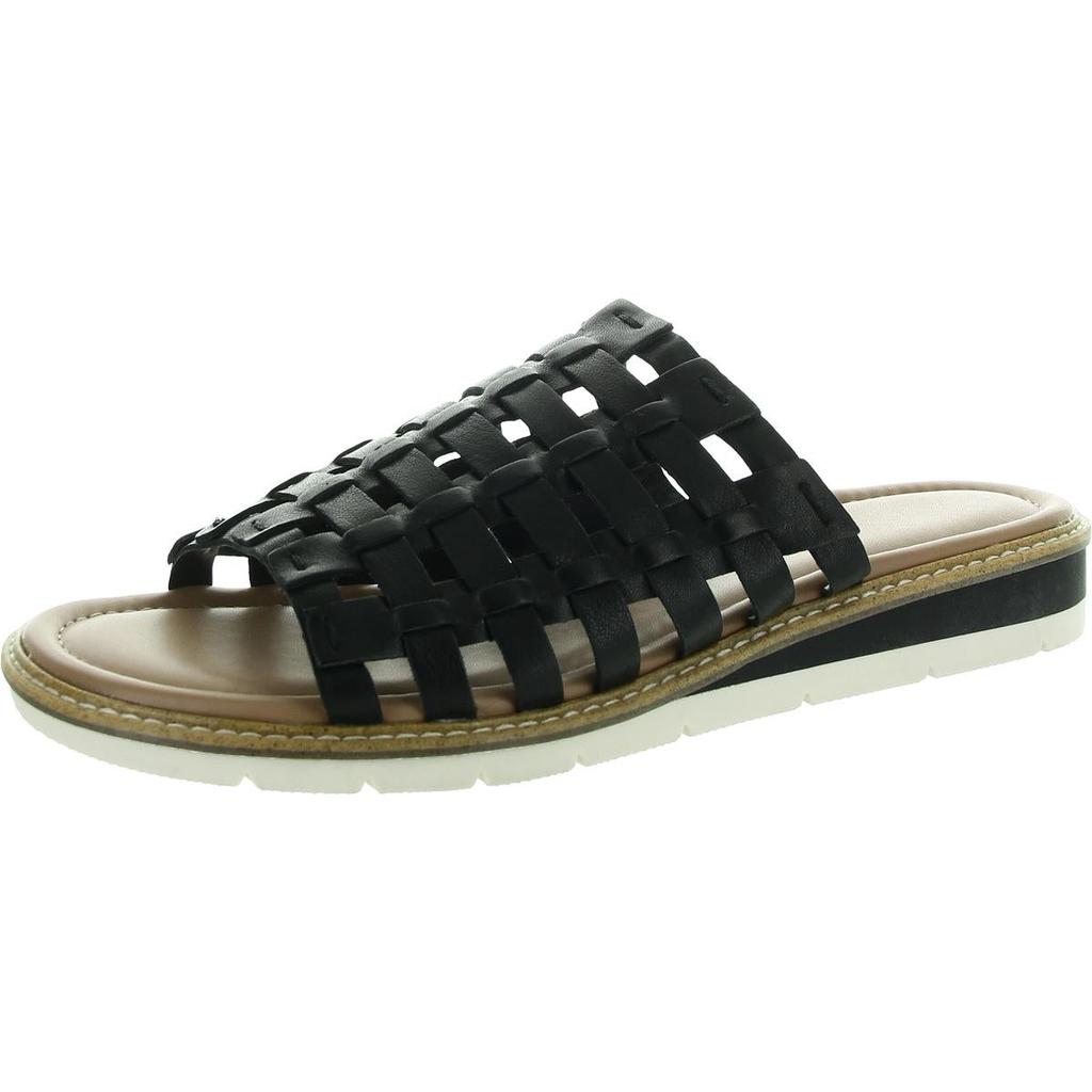 Me Too Arien 1 Womens Strappy Leather Slide Sandals