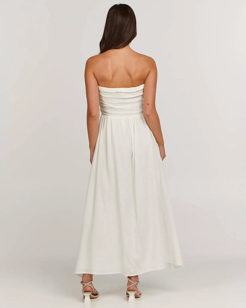 Charlie Holiday Harriet Midi Dress In White 3