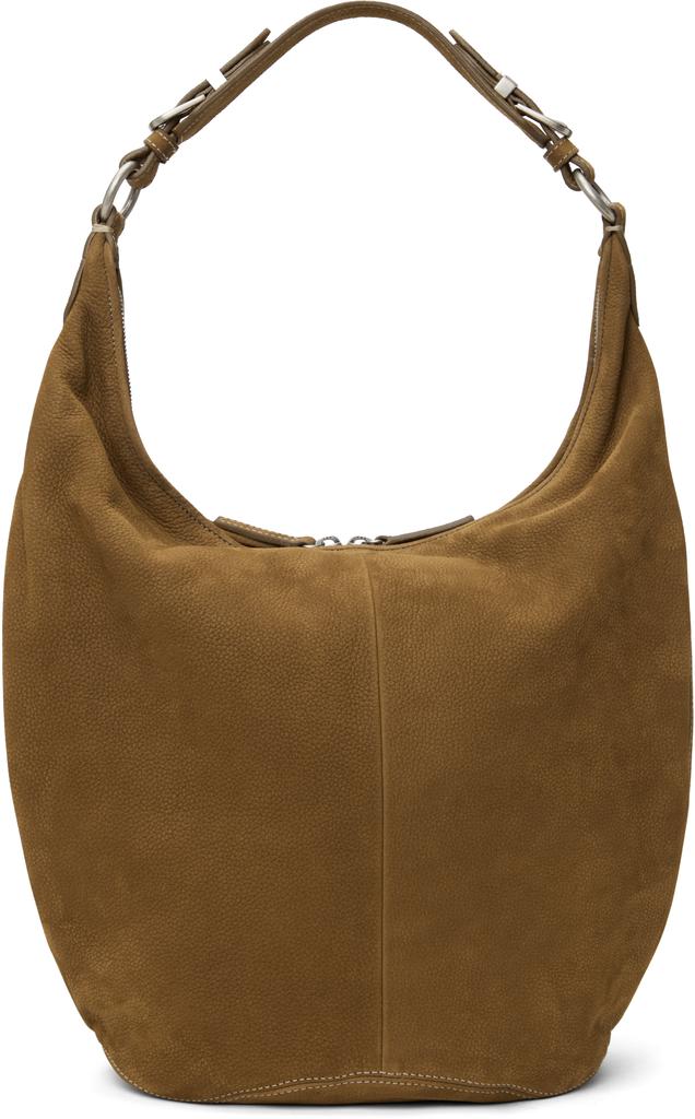 ★MARGE SHERWOOD★PUMPKIN (SUEDE/NUBUCK)★ショルダーバッグ★ Brown Pumpkin Bag by MARGESHERWOOD on Sale