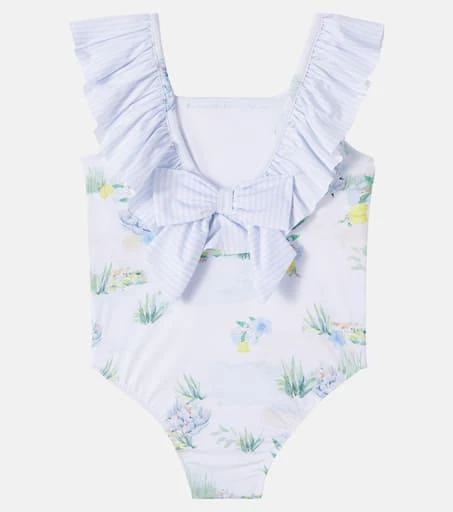 Patachou Printed ruffled swimsuit 2