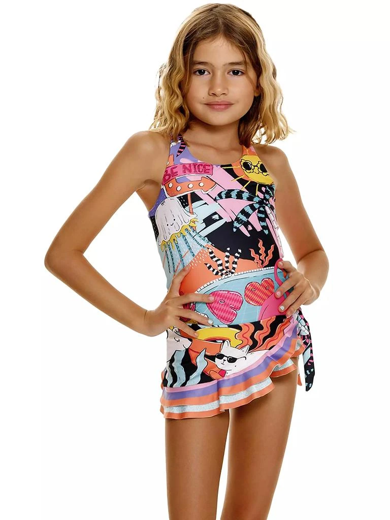 Agua Bendita Little Girl's &amp; Girl's Returning To The Roots Debby One-Piece Swimsuit 4