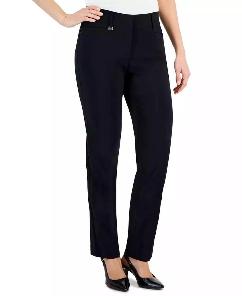 JM Collection Petite Curvy Straight Leg Pants, Petite & Petite Short, Created for Macy's 1