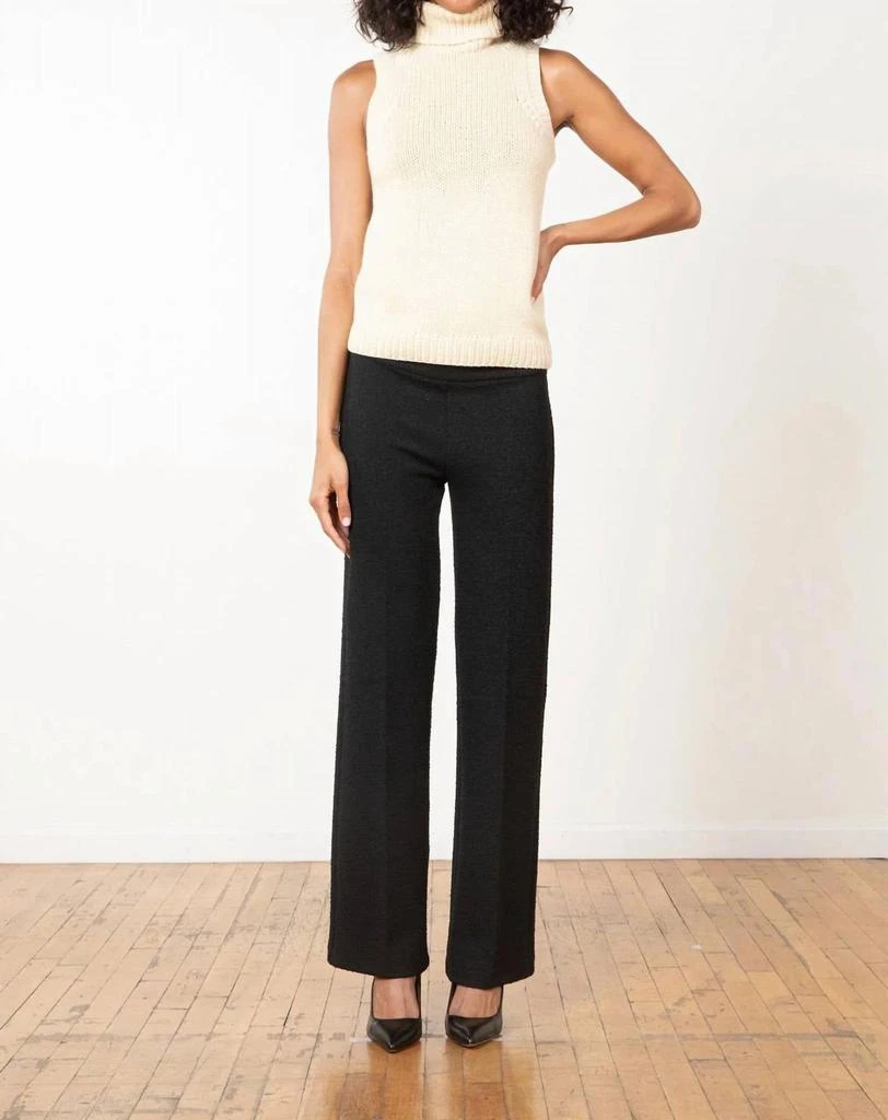 Avenue Montaigne Avenue Montaigne - Flavia Boucle Solid Pant