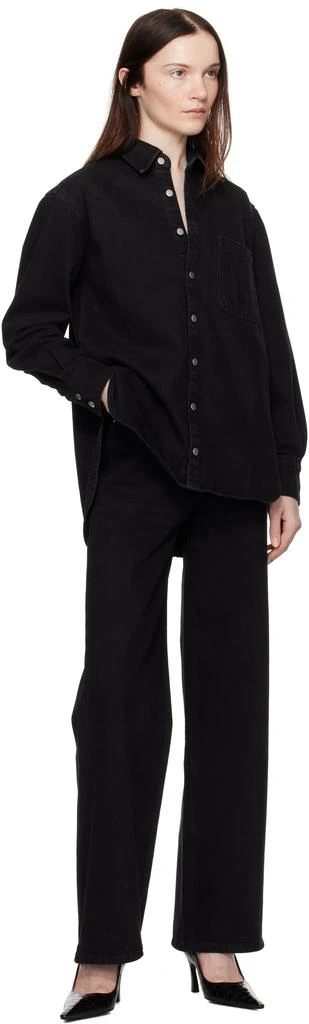 Beaufille Black Elipse Wide Leg Jeans 4