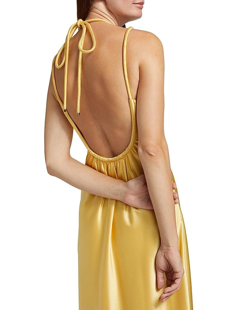 Acler Woodlake Satin Maxi Dress 6
