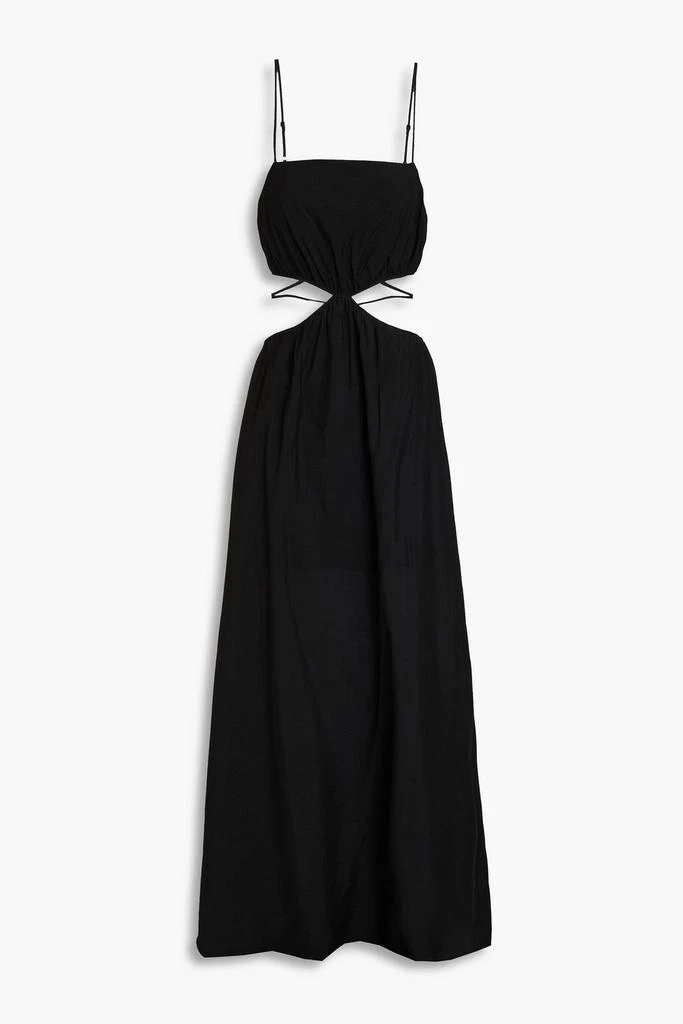 SIMKHAI Amora cutout mousseline maxi dress 1