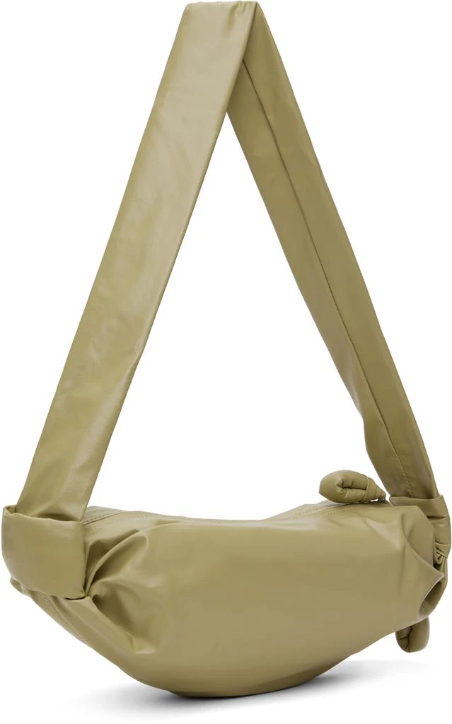 Lemaire Green Small Soft Croissant Bag 3