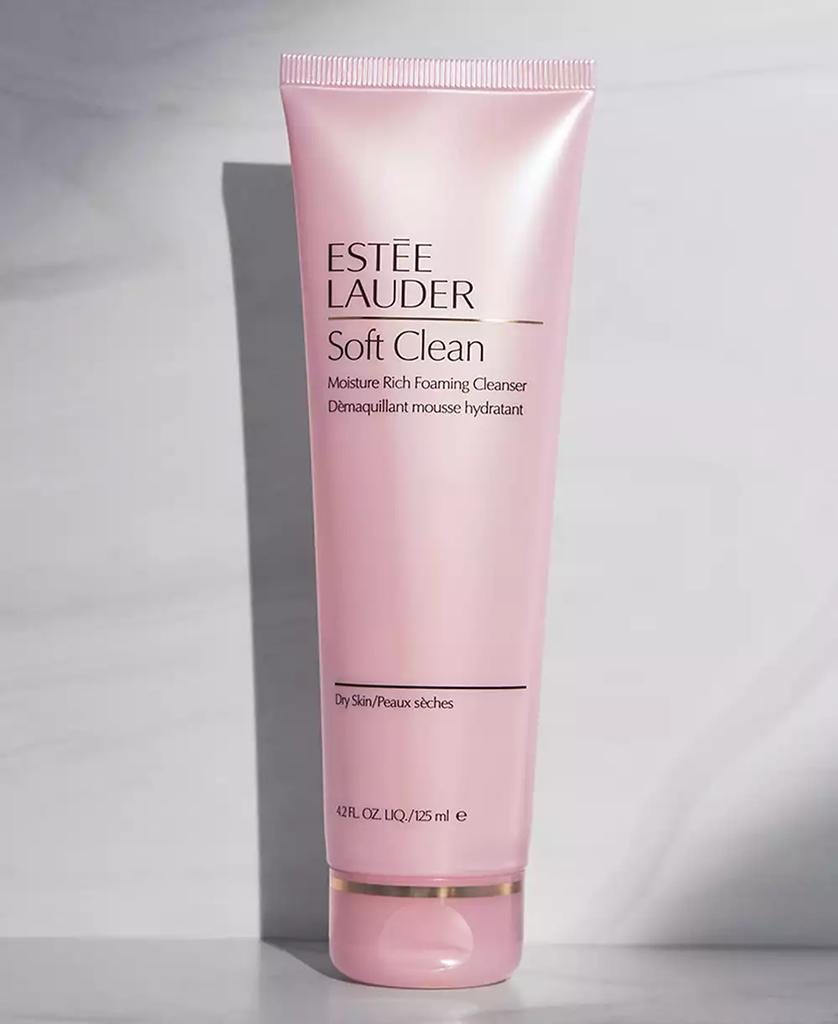 Estée Lauder Soft Clean Moisture Rich Foaming Cleanser, 4.2 oz