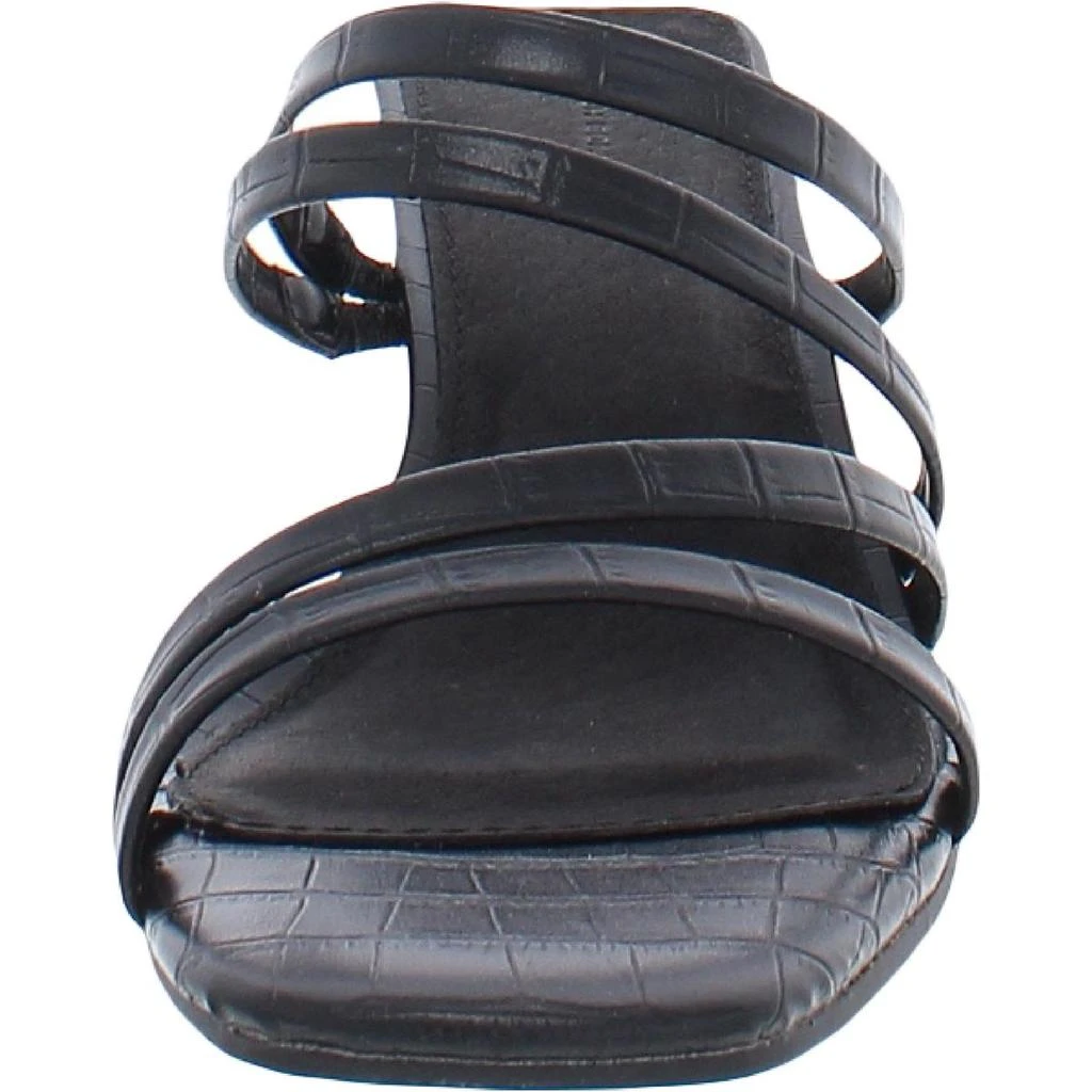 French Connection Parker Womens Faux Leather Square Toe Block Heels 3